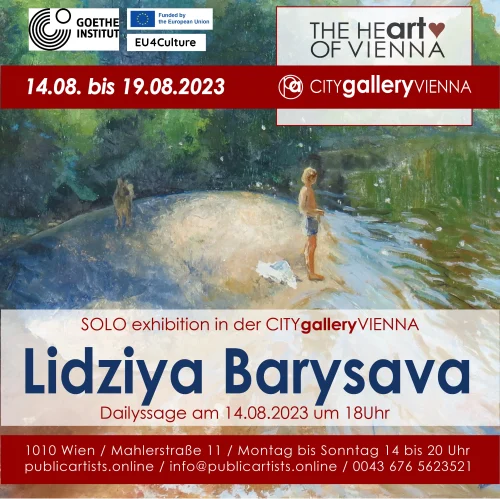 SOLO sergi: Lidziya Barysava CITYgalleryVIENNA'da