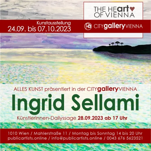 Ingrid Sellami CITYgalleryVIENNA'da