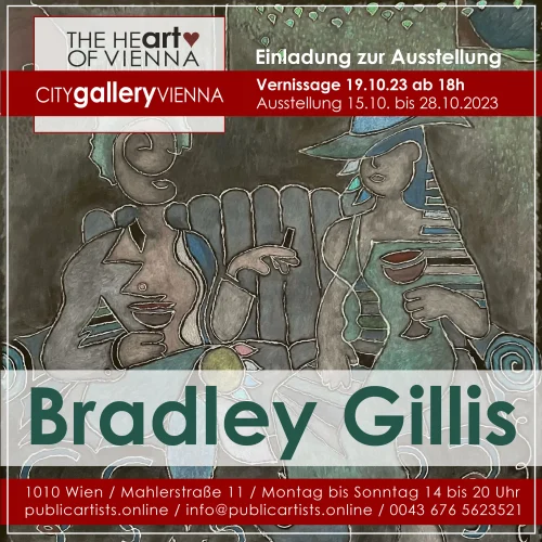 Bradley Gillis in der CITYgalleryVIENNA