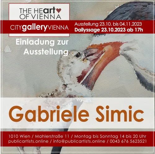 Gabriele Simic in der CITYgalleryVIENNA