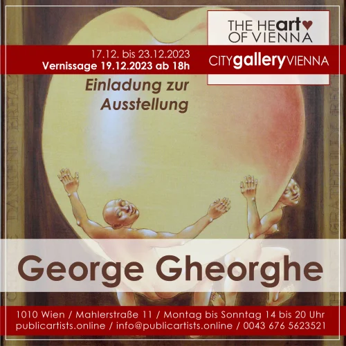 George Gheorghe in der CITYgalleryVIENNA