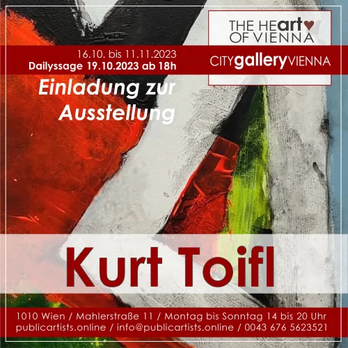 Kurt Toifl CITYgalleryVIENNA'da