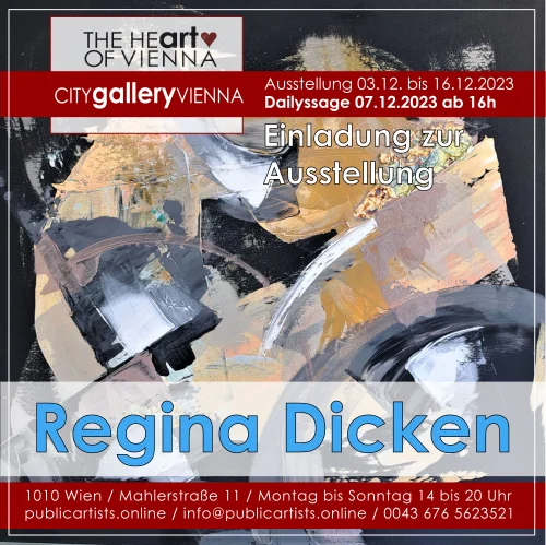 Regina Dicken in der CITYgalleryVIENNA