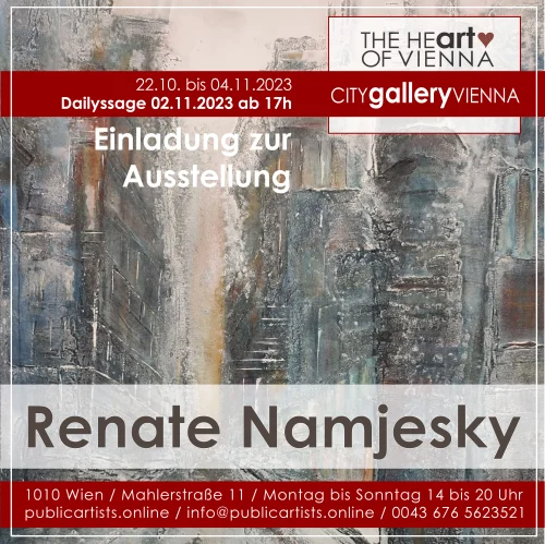 Renate Namjesky CITYgalleryVIENNA'da