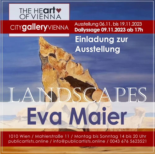 Eva Maier zeigt LANDSCAPES in der CITYgalleryVIENNA