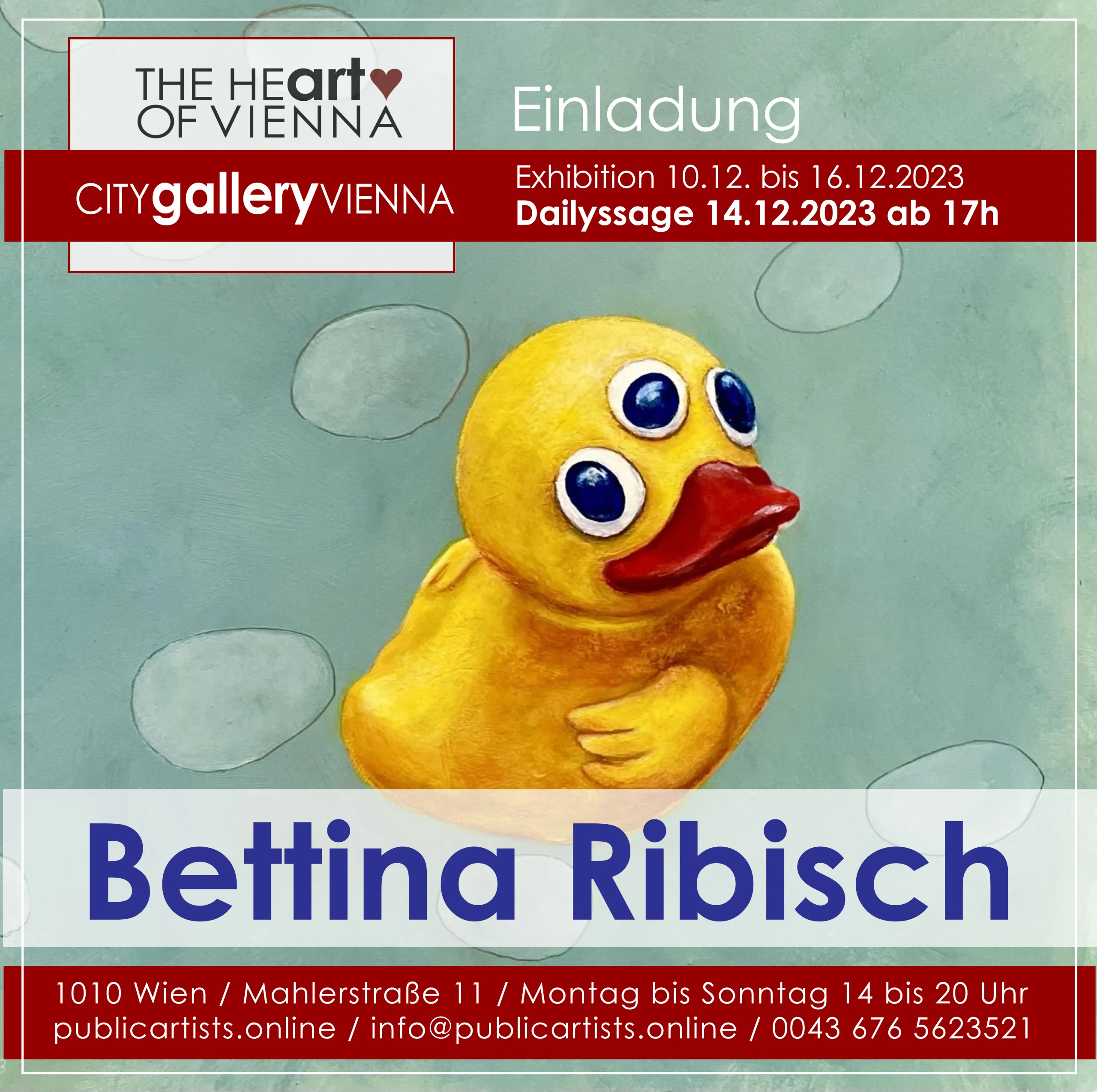 Bettina Ribisch in der CITYgalleryVIENNA