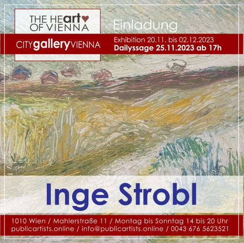 Inge Strobl a CITYgalleryVIENNA-ban