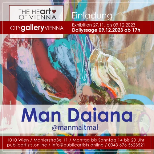Man Daiana a CITYgalleryVIENNA-ban