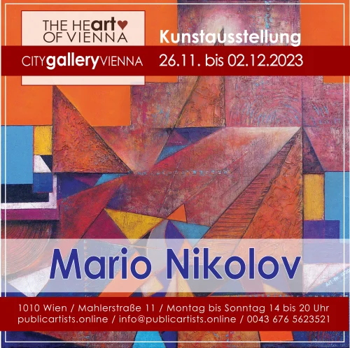 Mario Nikolov a CITYgalleryVIENNA-ban