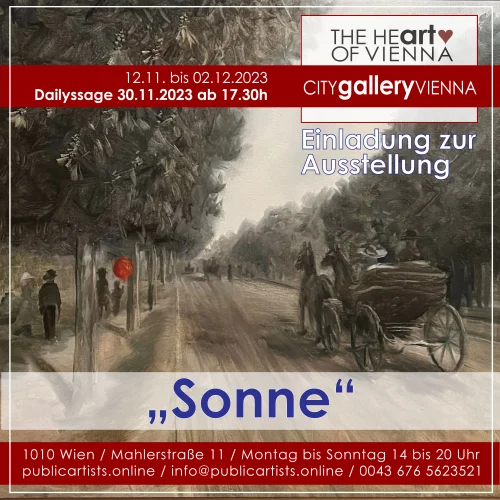 “SONNE” in der CITYgalleryVIENNA