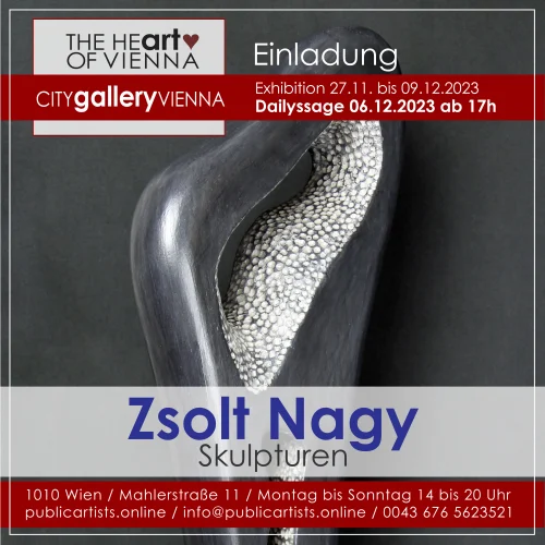 Nagy Zsolt szobrai a CITYgalleryVIENNA-ban