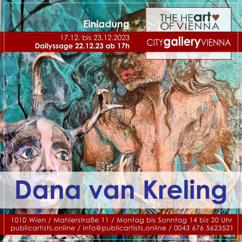 Dana van Kreling in der CITYgalleryVIENNA
