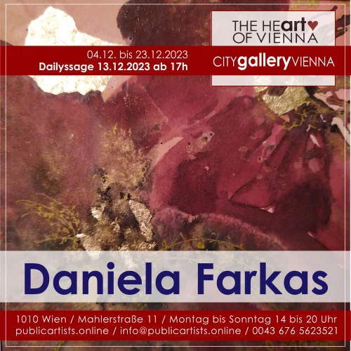 Daniela Farkas in der CITYgalleryVIENNA