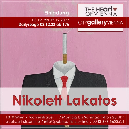 Nikolett Lakatos in der CITYgalleryVIENNA