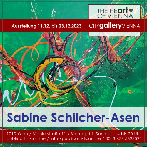 Sabine Schilcher-Asen in der CITYgalleryVIENNA