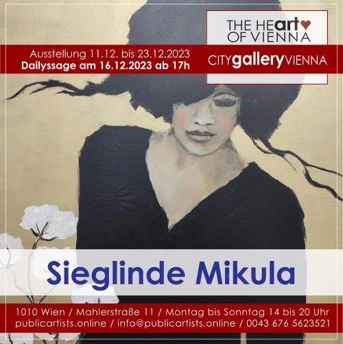 Sieglinde Mikula in der CITYgalleryVIENNA