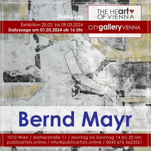Bernd Mayr v CITYgalleryVIENNA