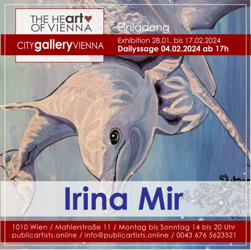 Irina Mir in der CITYgalleryVIENNA