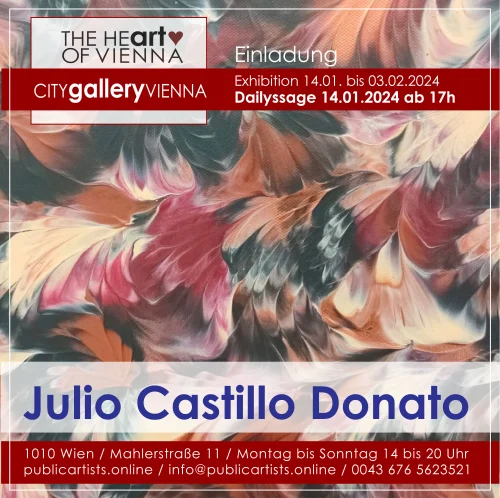 Julio Castillo Donato in der CITYgalleryVIENNA