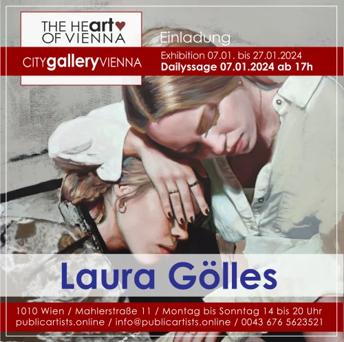 Laura Gölles in der CITYgalleryVIENNA