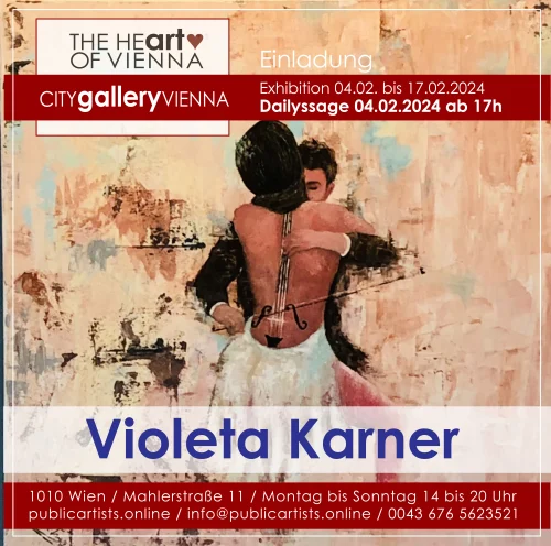 Violeta Karner in der CITYgalleryVIENNA