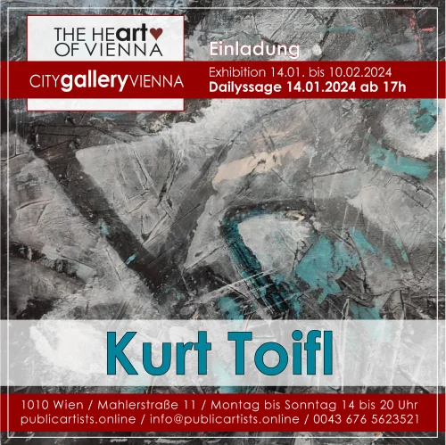 Kurt Toifl in der CITYgalleryVIENNA
