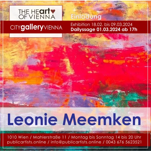 Leonie Meemken v CITYgalleryVIENNA