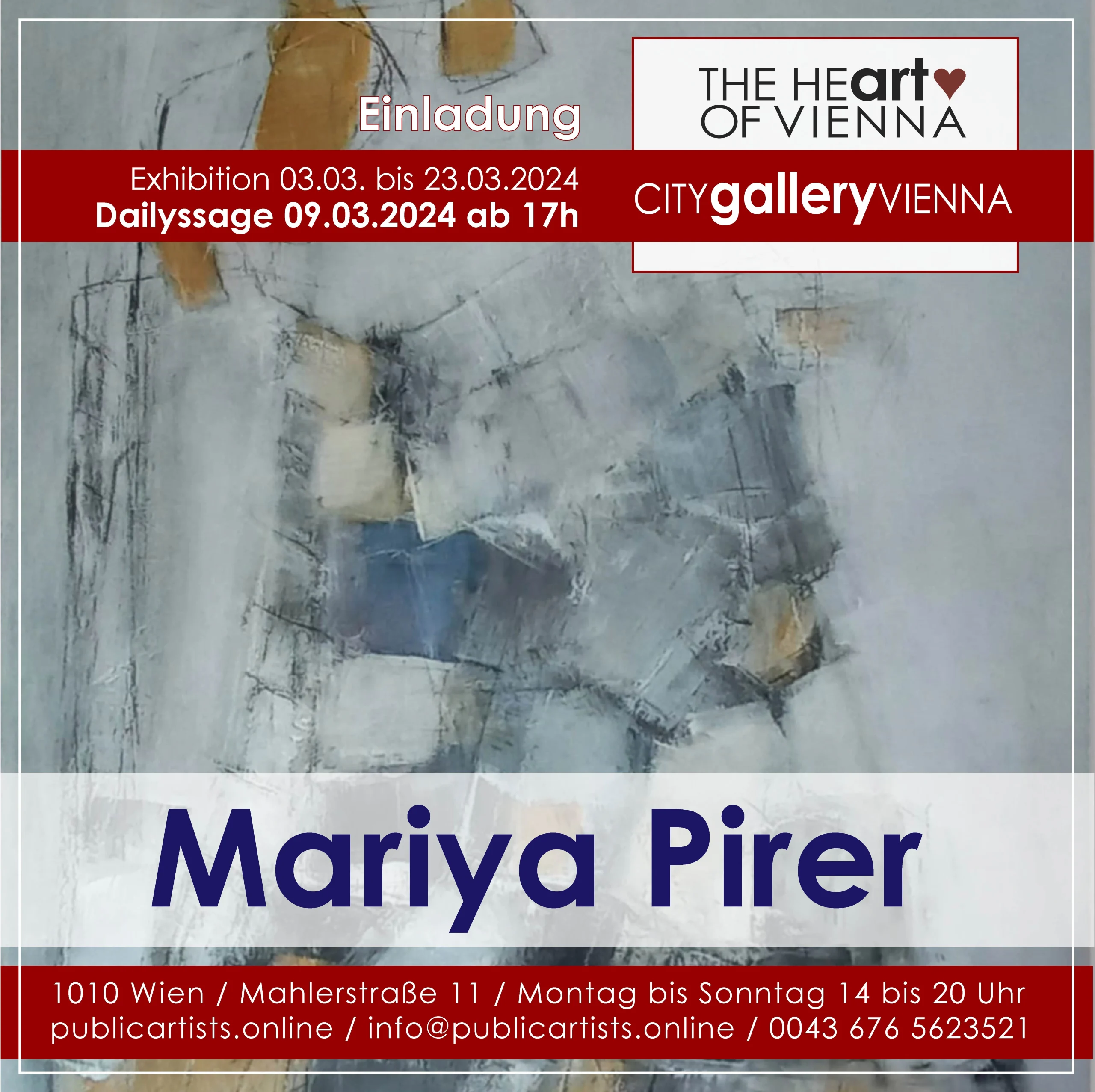 Mariya Pirer in der CITYgalleryVIENNA