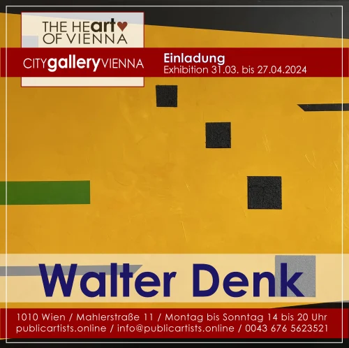 Walter Denk à la CITYgalleryVIENNA