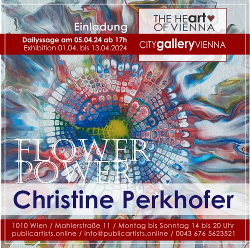 Christine Perkhofer zeigt FLOWER POWER in der CITYgalleryVIENNA