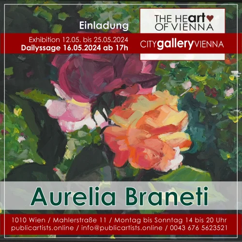 Aurelia Braneti vystavuje v CITYgalleryVIENNA výstavu EMOTIONS