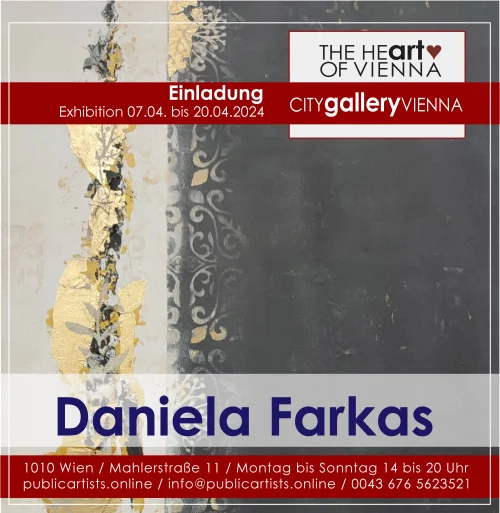 Daniela Farkas à la CITYgalleryVIENNA