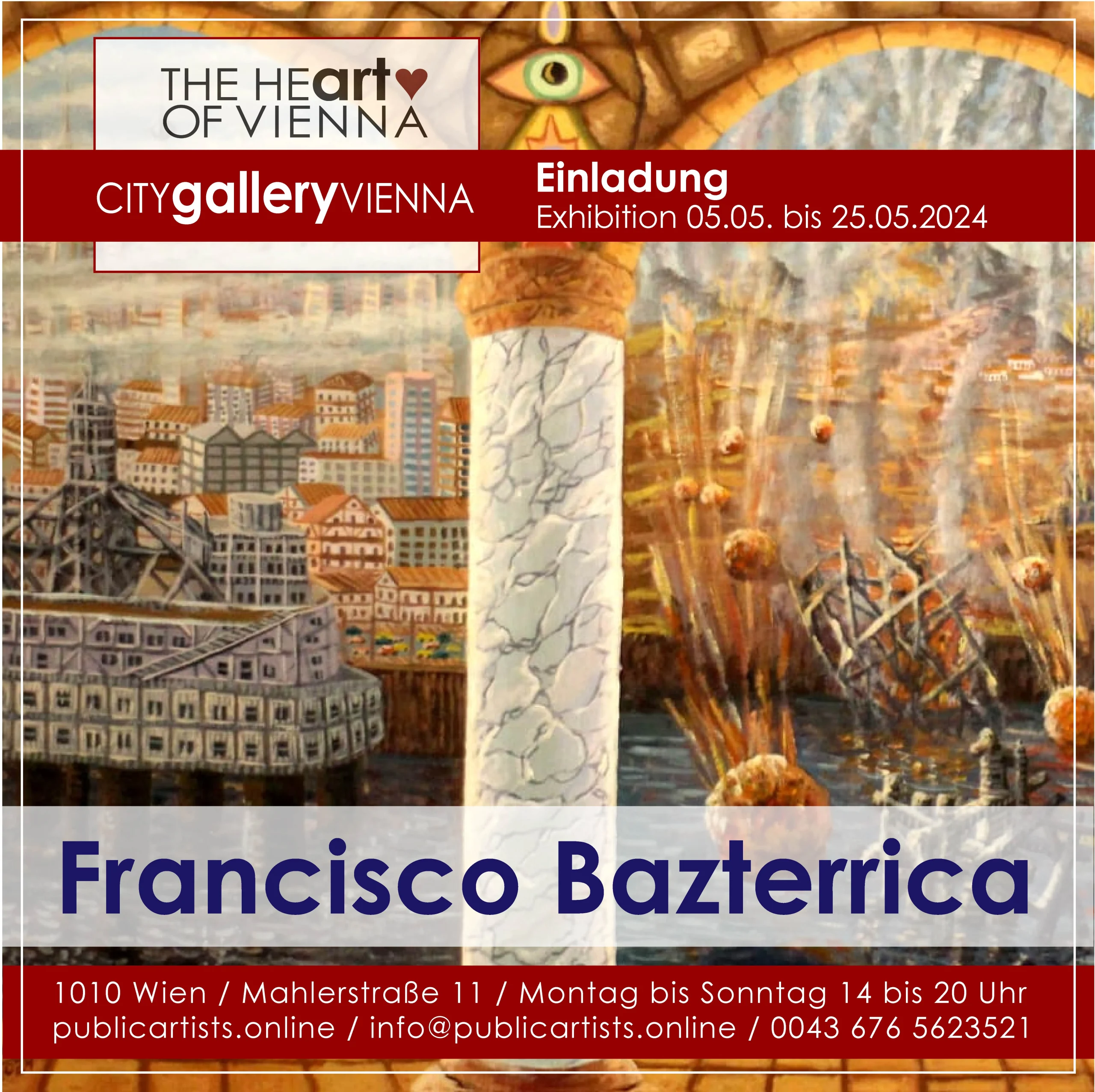Francisco Bazterrica in the CITYgalleryVIENNA