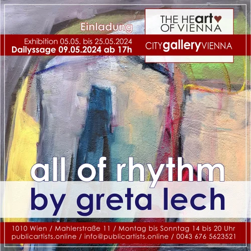 all of rhythm by greta lech à la CITYgalleryVIENNA