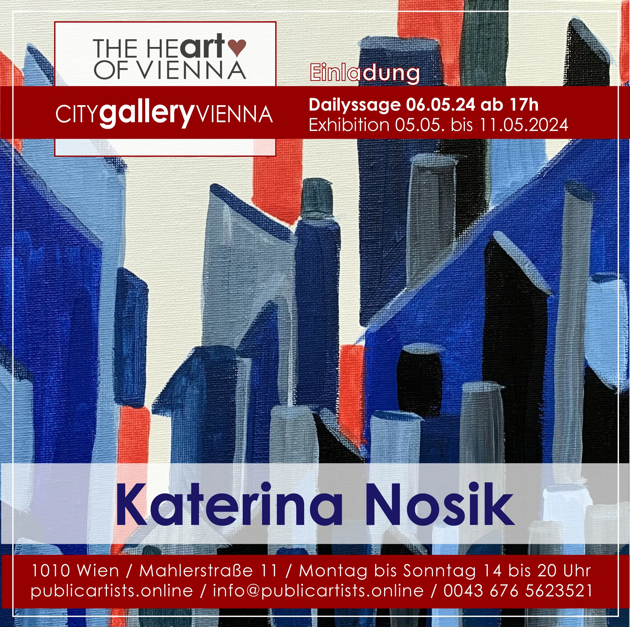 Katerina Nosik a CITYgalleryVIENNA-ban