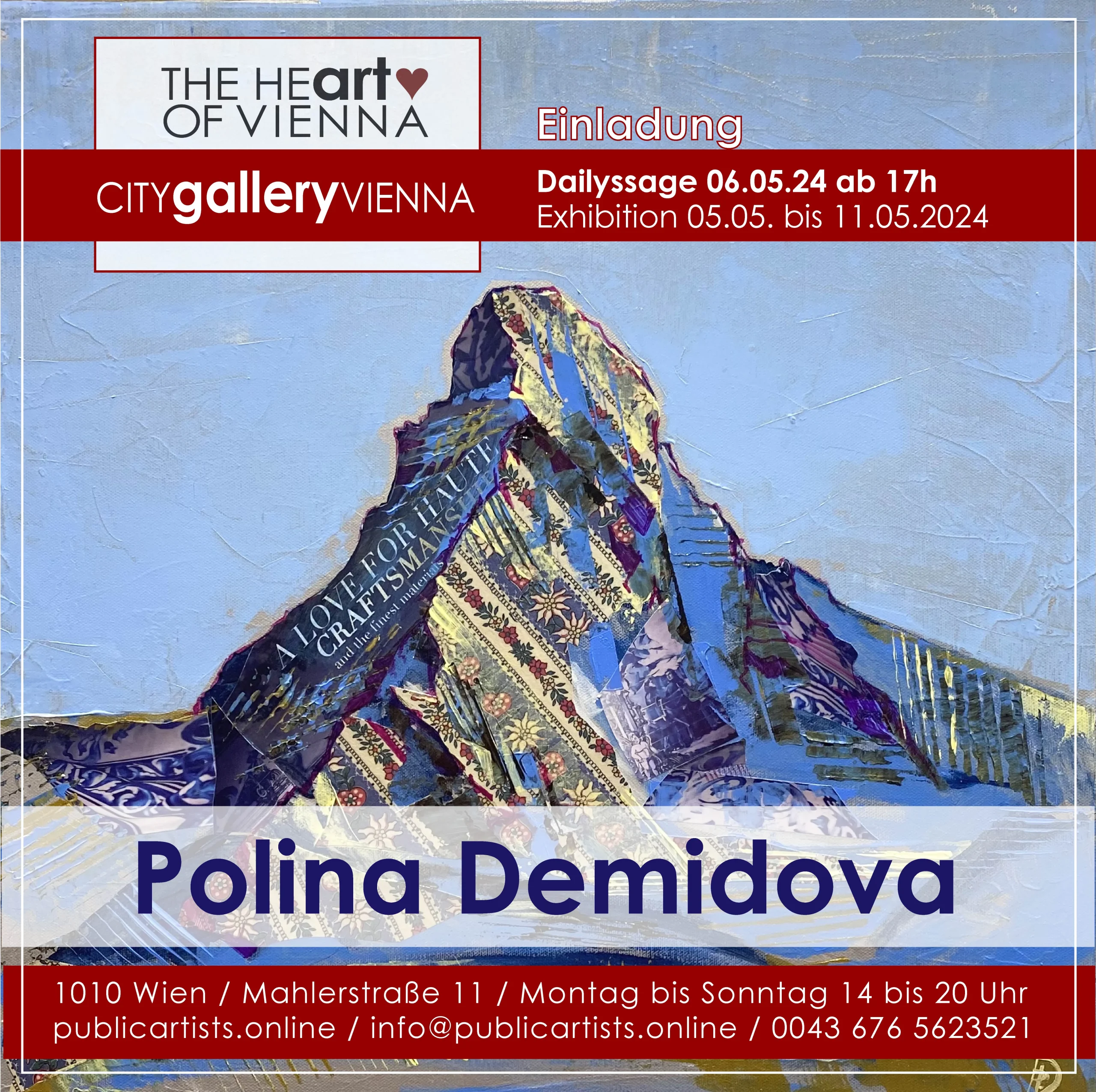 Polina Demidova CITYgalleryVIENNA'da