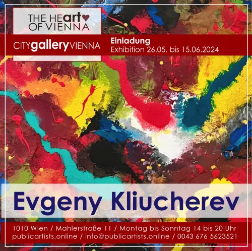 Evgeny Kliucherev in the CITYgalleryVIENNA