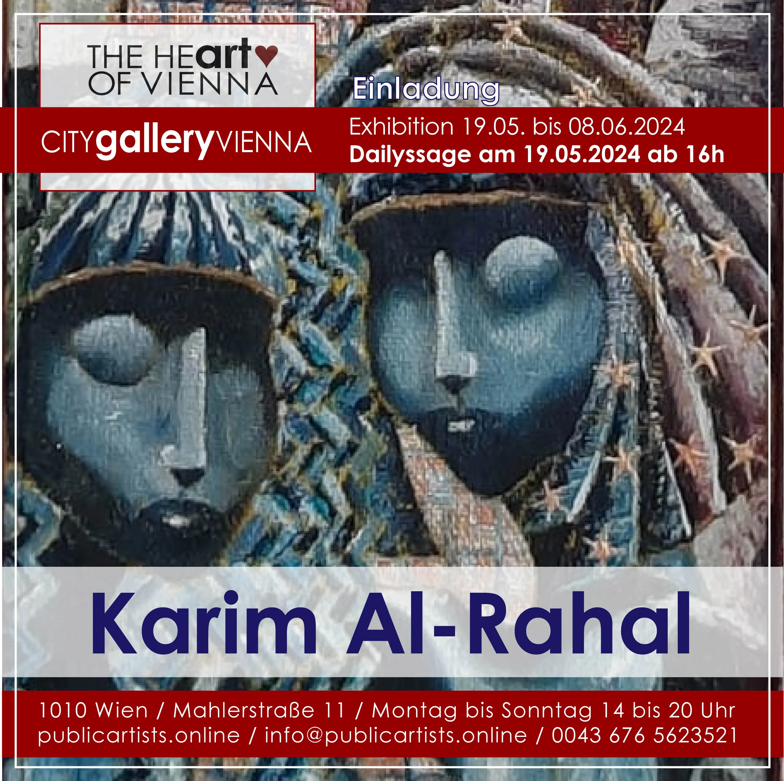 Karim Al-Rahal CITYgalleryVIENNA'da