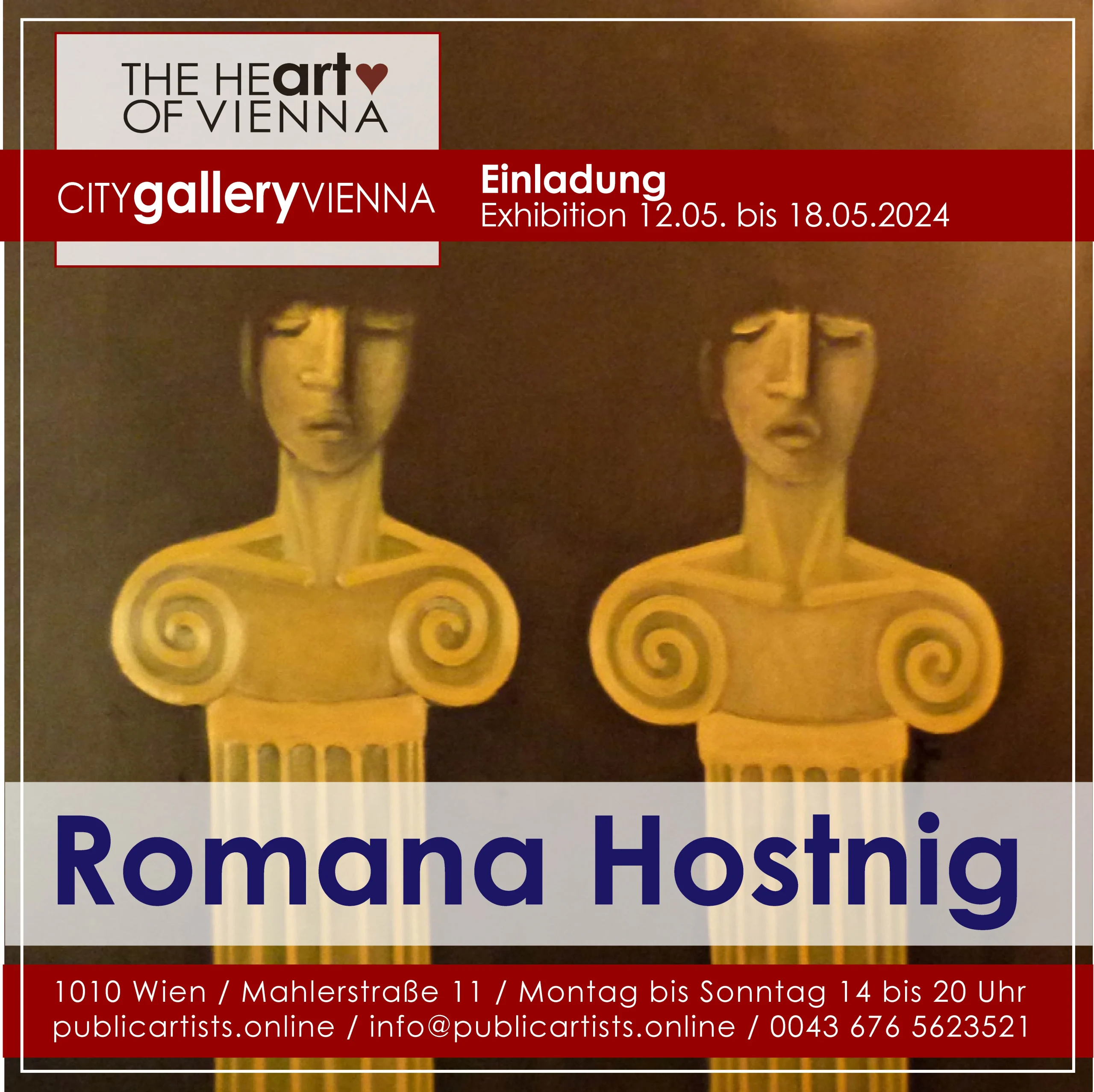 Romana Hostnig CITYgalleryVIENNA'da