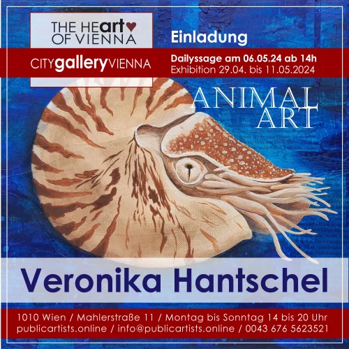 Veronika Hantschel présente ANIMAL ART à la CITYgalleryVIENNA