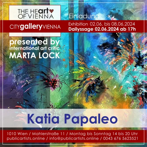 Katia Papaleo presented by Marta Lock in the CITYgalleryVIENNA