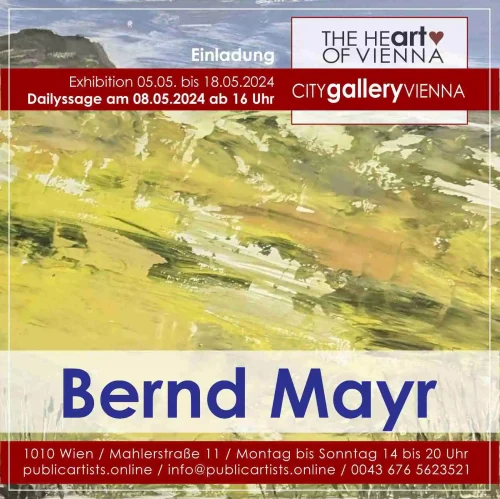 Bernd Mayr à la CITYgalleryVIENNA