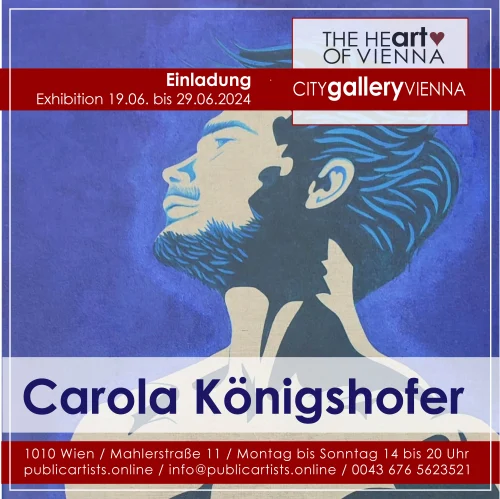 Carola Königshofer in the CTIYgalleryVIENNA