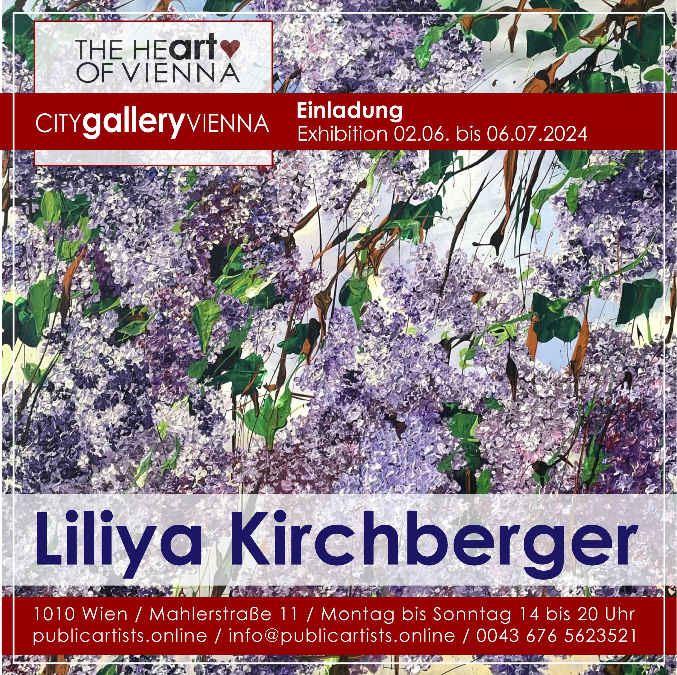 Liliya Kirchberger in der CITYgalleryVIENNA