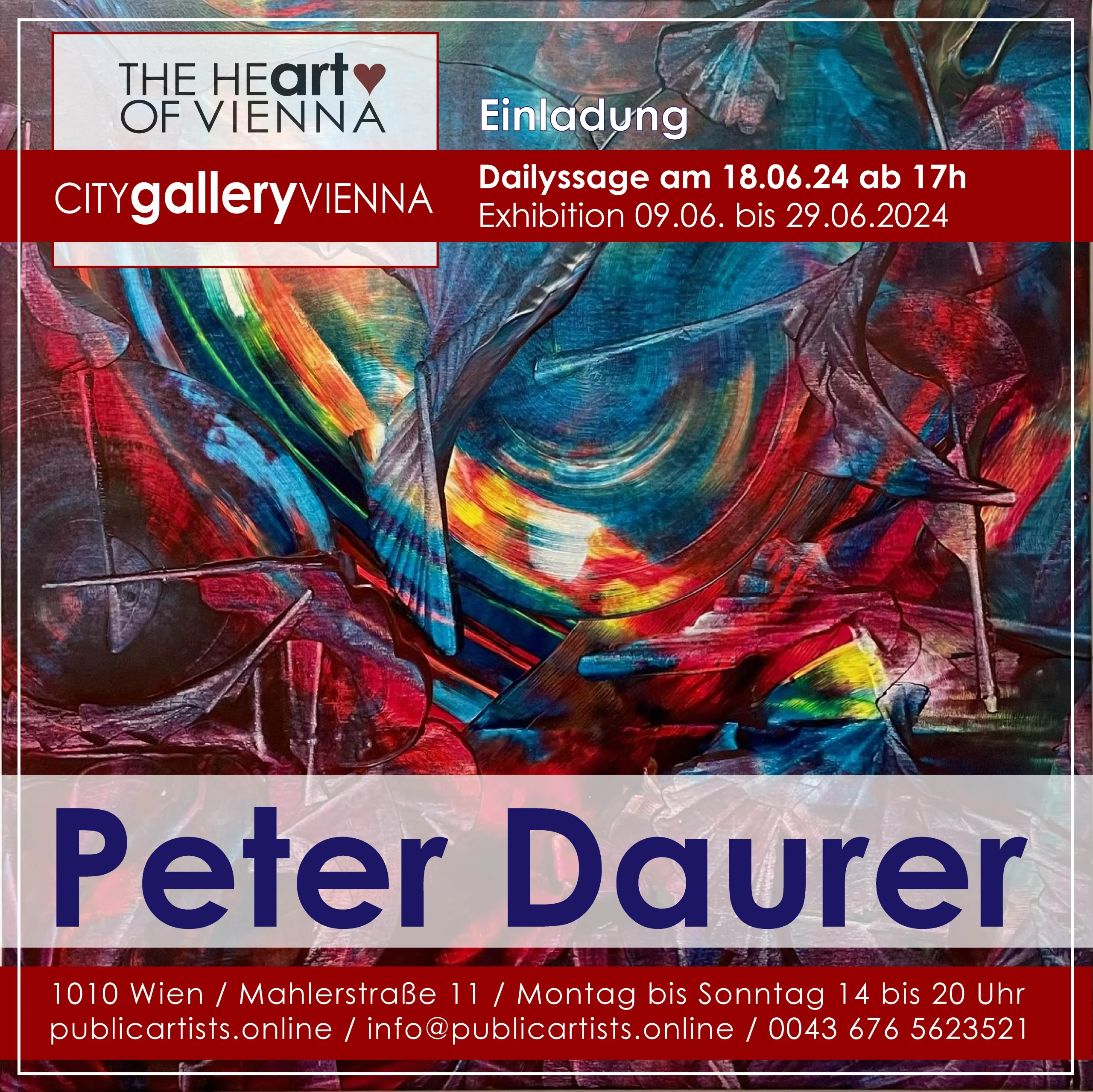 Peter Daurer CITYgalleryVIENNA'da