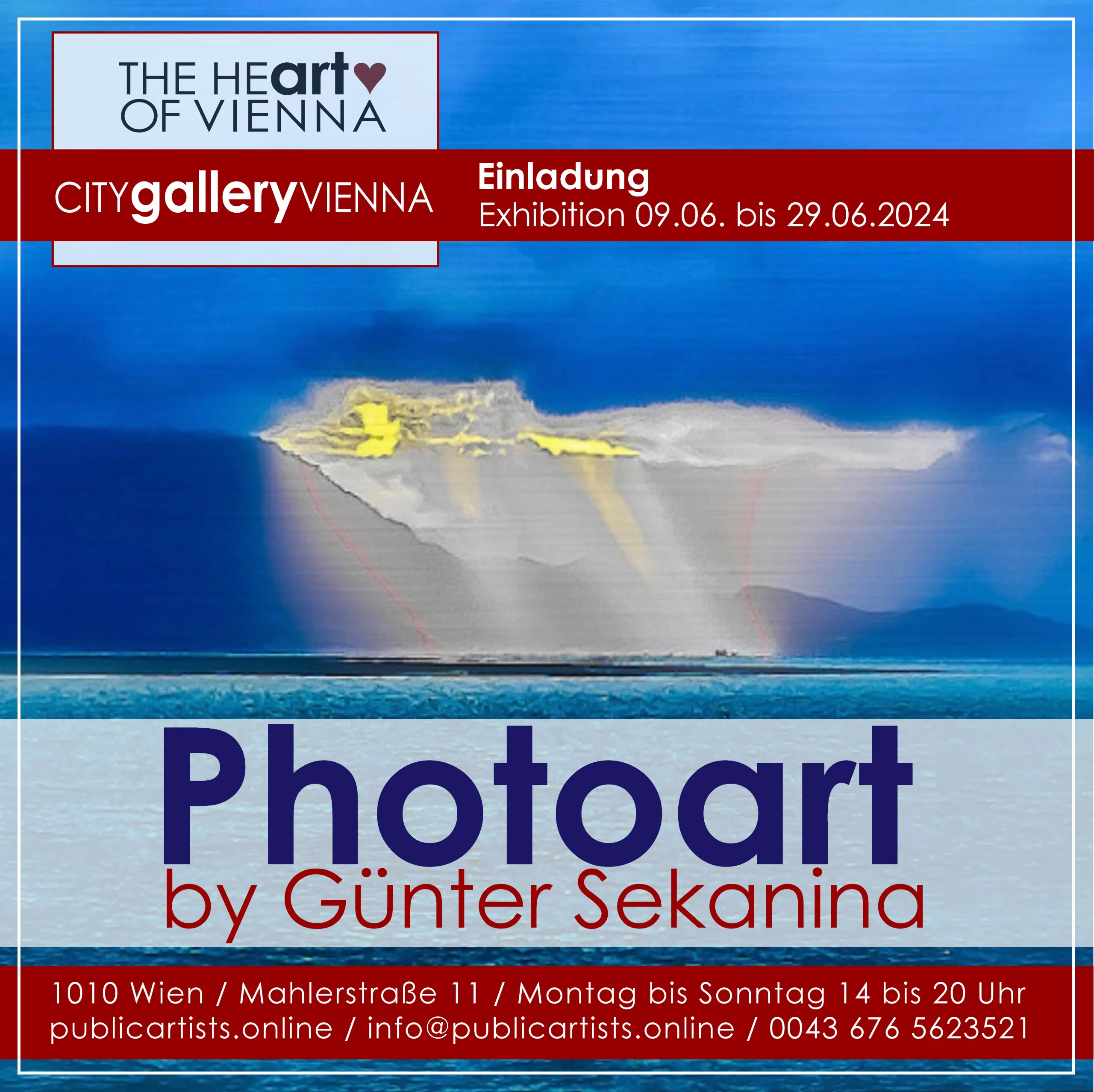 CITYgalleryVIENNA'da Günter Sekanina'nın fotoğraf sanatı