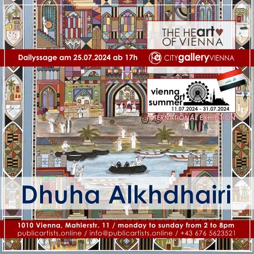 VÍDEŇSKÉ UMĚLECKÉ LÉTO s Dhuhou Alkhdhairi v CITYgalleryVIENNA
