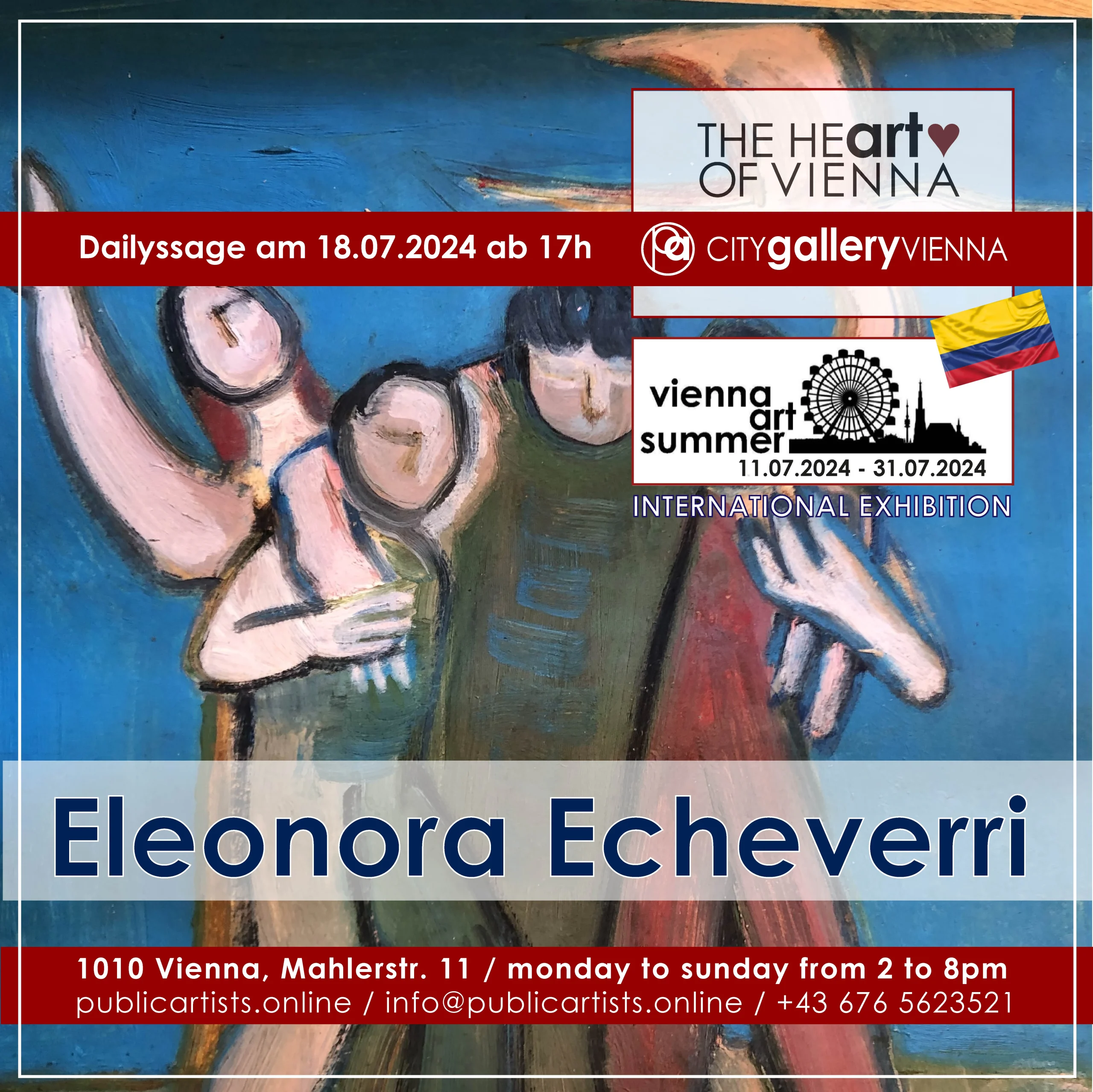 VIENNA ART SUMMER with Eleonora Echeverri in the CITYgalleryVIENNA