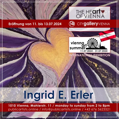 VIENNA ART SUMMER with Ingrid E. Erler in the CITYgalleryVIENNA