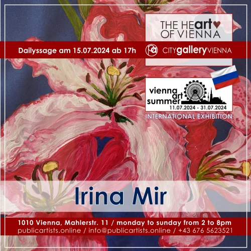VIENNA ART SUMMER with Irina Mir in the CITYgalleryVIENNA